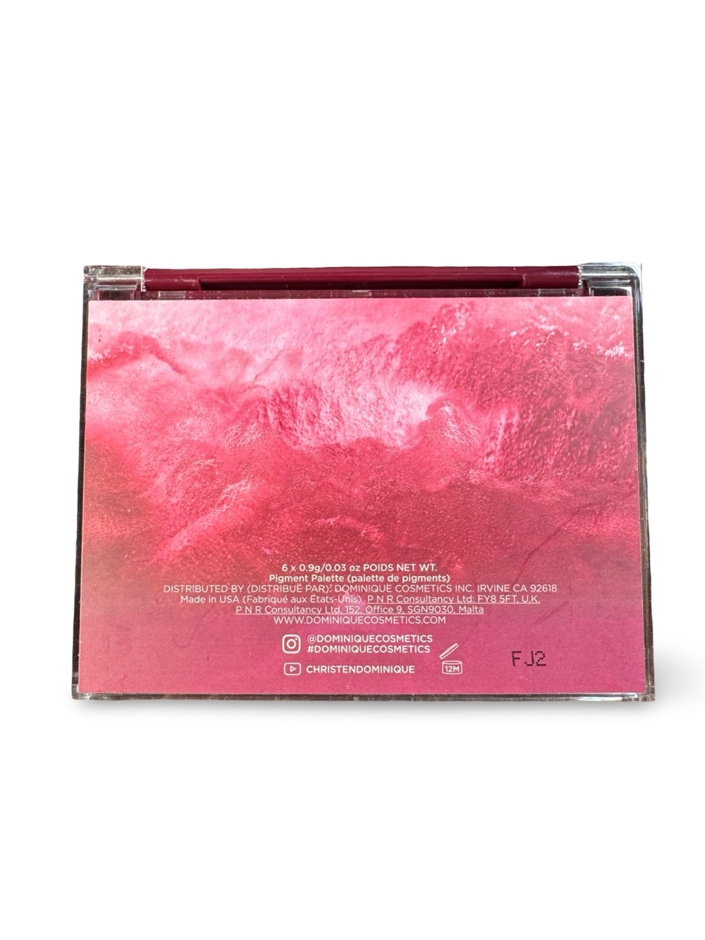 Dominique Cosmetics Unconditional Eyeshadow Palette 6 Neutral Pink Mauve Glitter - Picture 3 of 6
